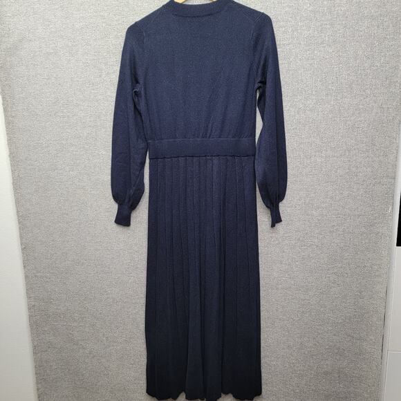 PEARL BY LELA ROSE KNIT PLEATED DRESS, SIZE S - Picture 3 of 7